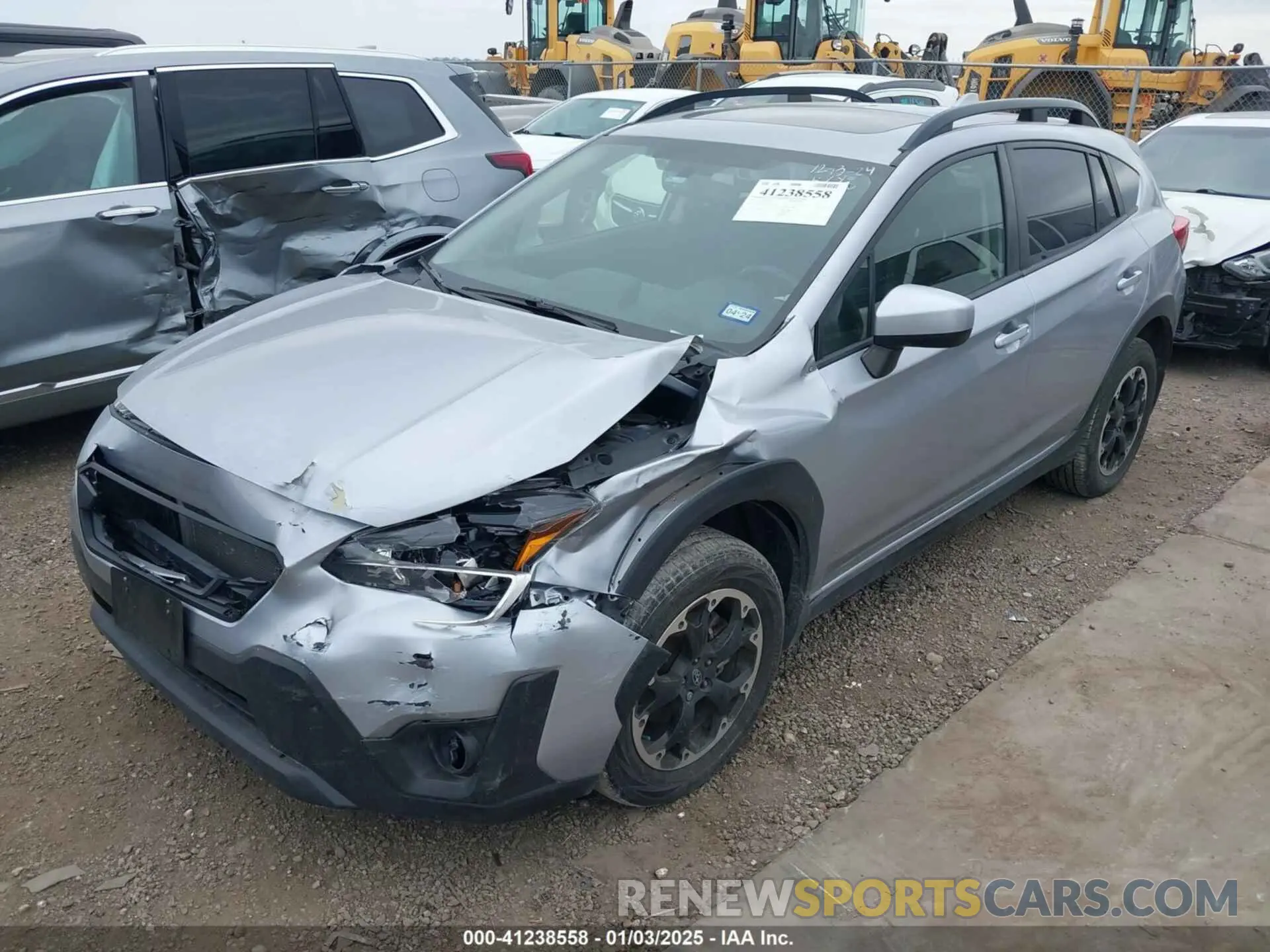2 fotografías del automóvil dañado JF2GTAEC9M8279231 SUBARU CROSSTREK 2021