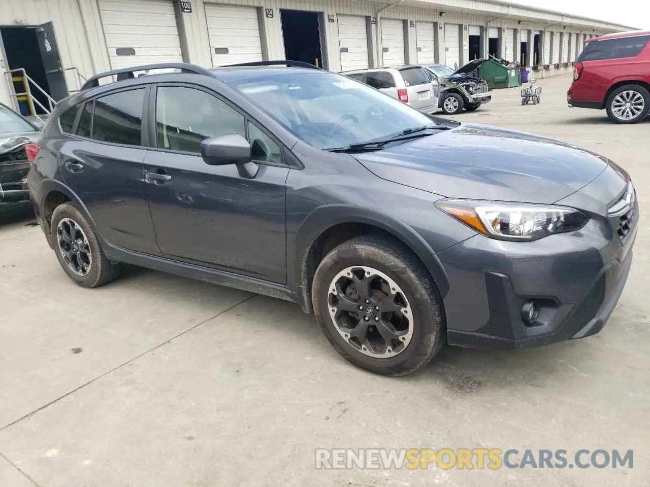 4 fotografías del automóvil dañado JF2GTAECXM8655872 SUBARU CROSSTREK 2021