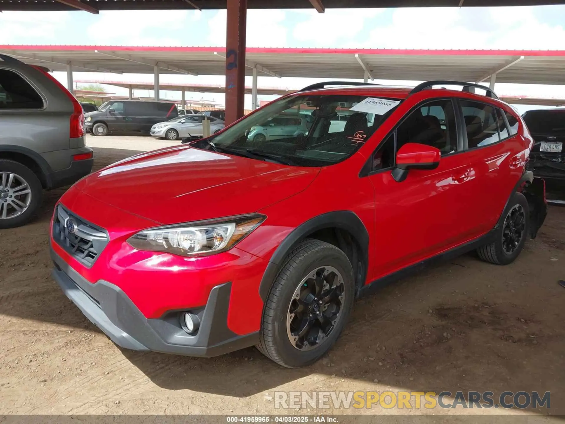 2 fotografías del automóvil dañado JF2GTAPC0M8308693 SUBARU CROSSTREK 2021