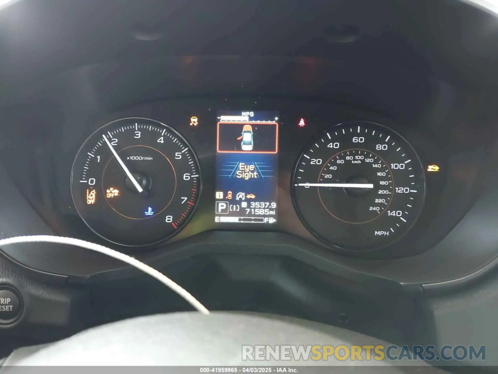7 fotografías del automóvil dañado JF2GTAPC0M8308693 SUBARU CROSSTREK 2021