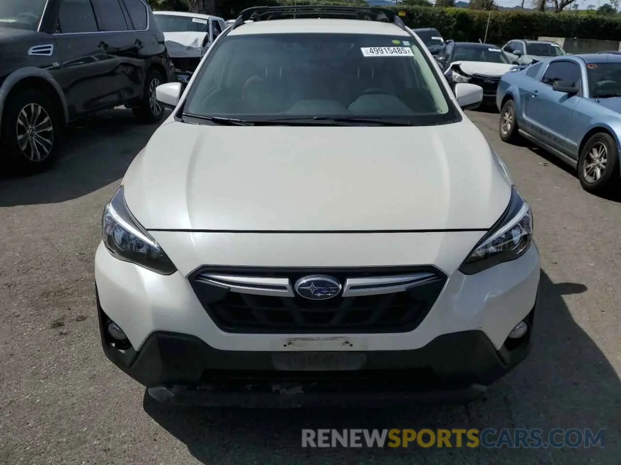 5 fotografías del automóvil dañado JF2GTAPC0M8320861 SUBARU CROSSTREK 2021