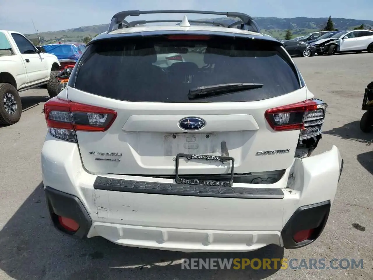 6 fotografías del automóvil dañado JF2GTAPC0M8320861 SUBARU CROSSTREK 2021