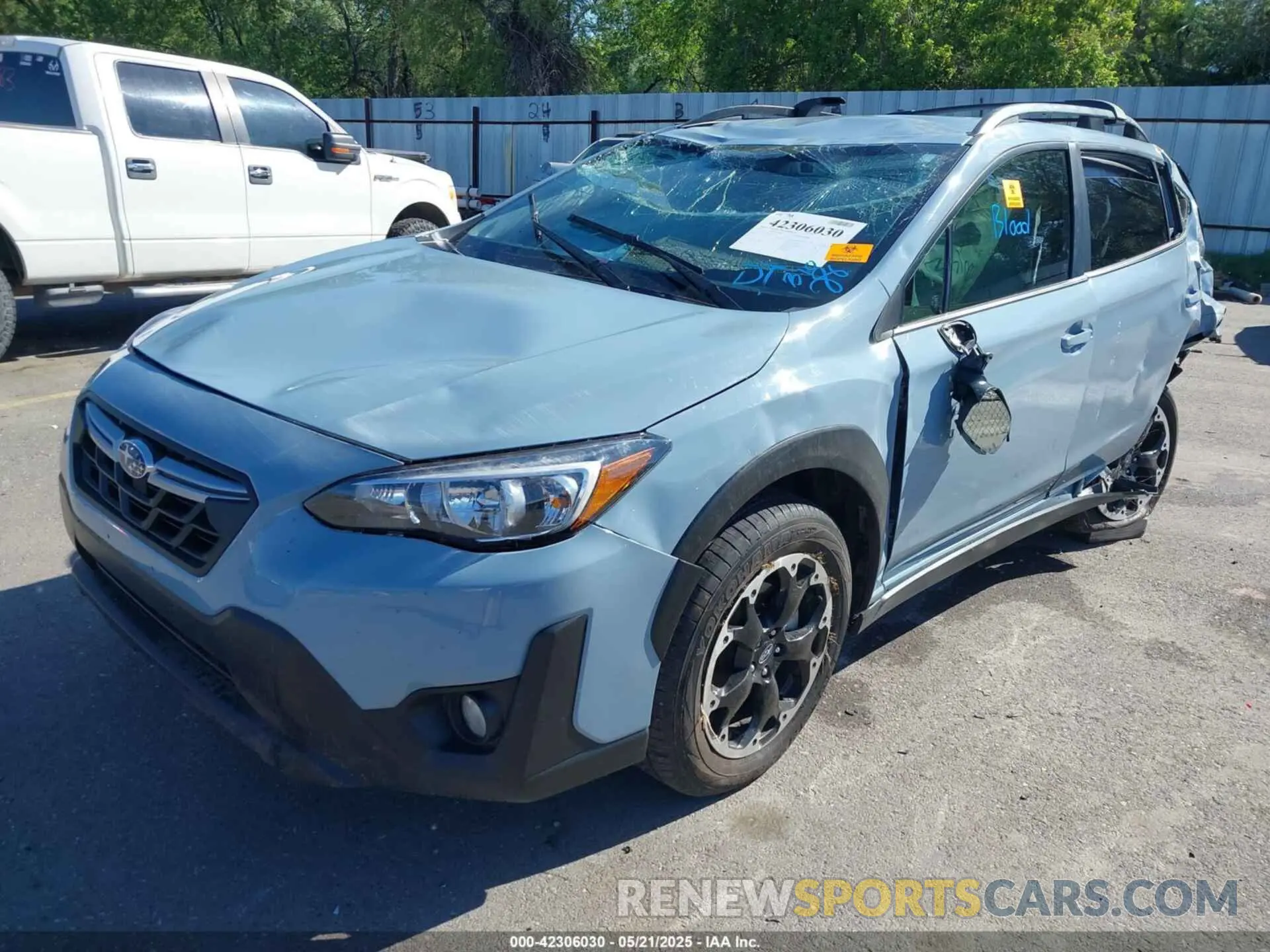2 fotografías del automóvil dañado JF2GTAPC0M8676727 SUBARU CROSSTREK 2021