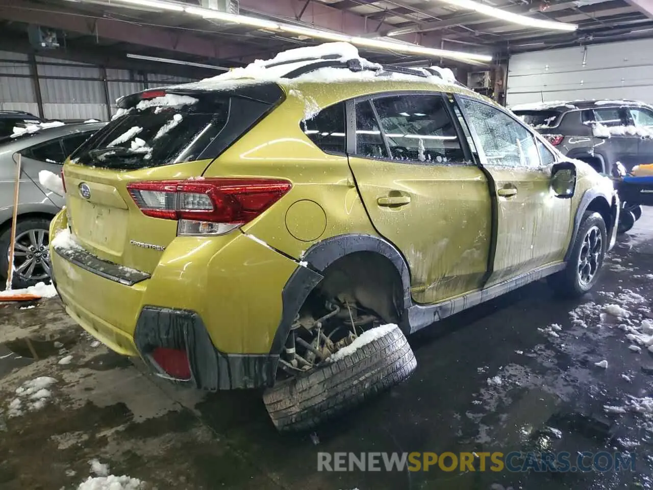 3 fotografías del automóvil dañado JF2GTAPC0MH307429 SUBARU CROSSTREK 2021