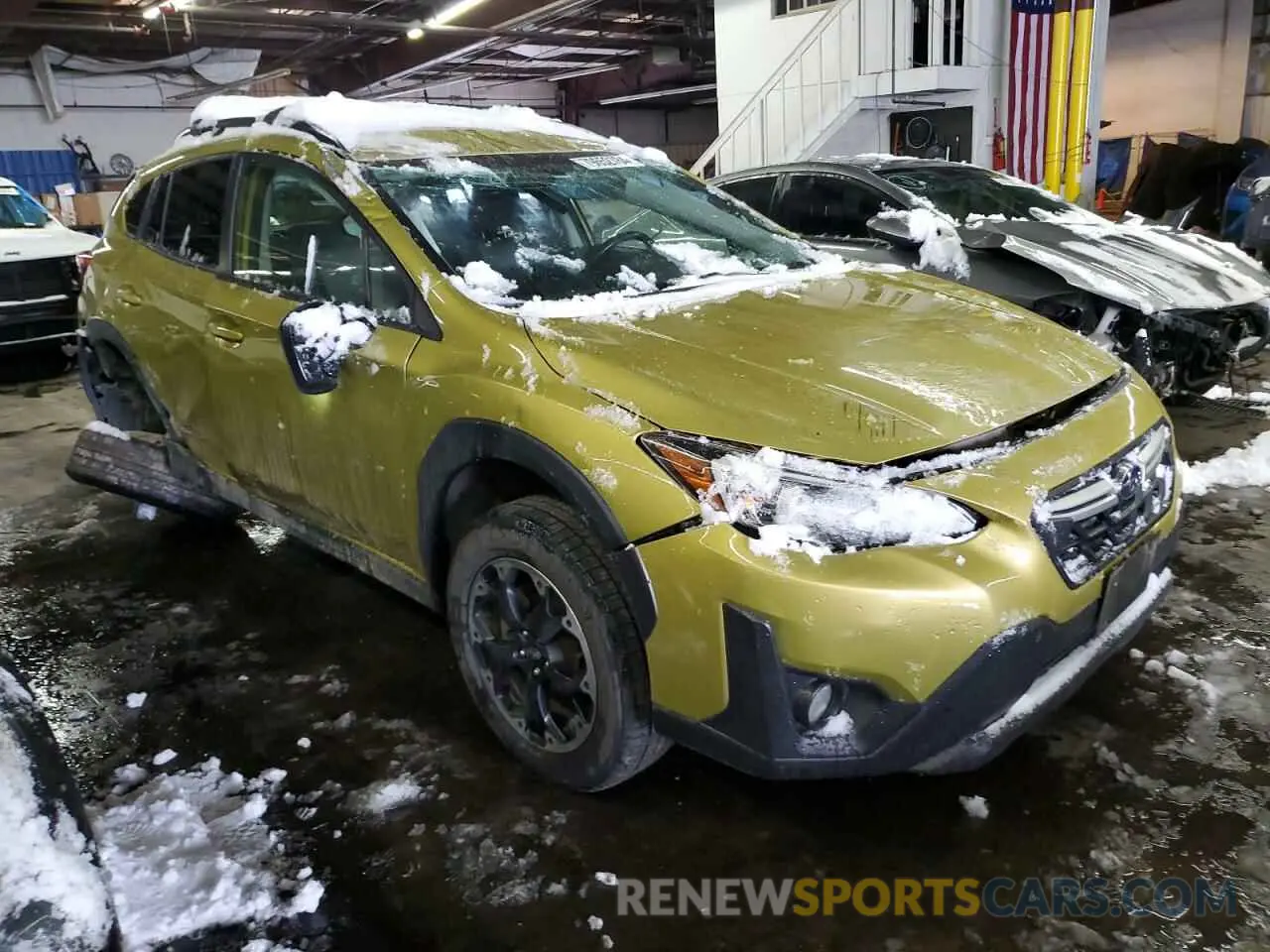 4 fotografías del automóvil dañado JF2GTAPC0MH307429 SUBARU CROSSTREK 2021