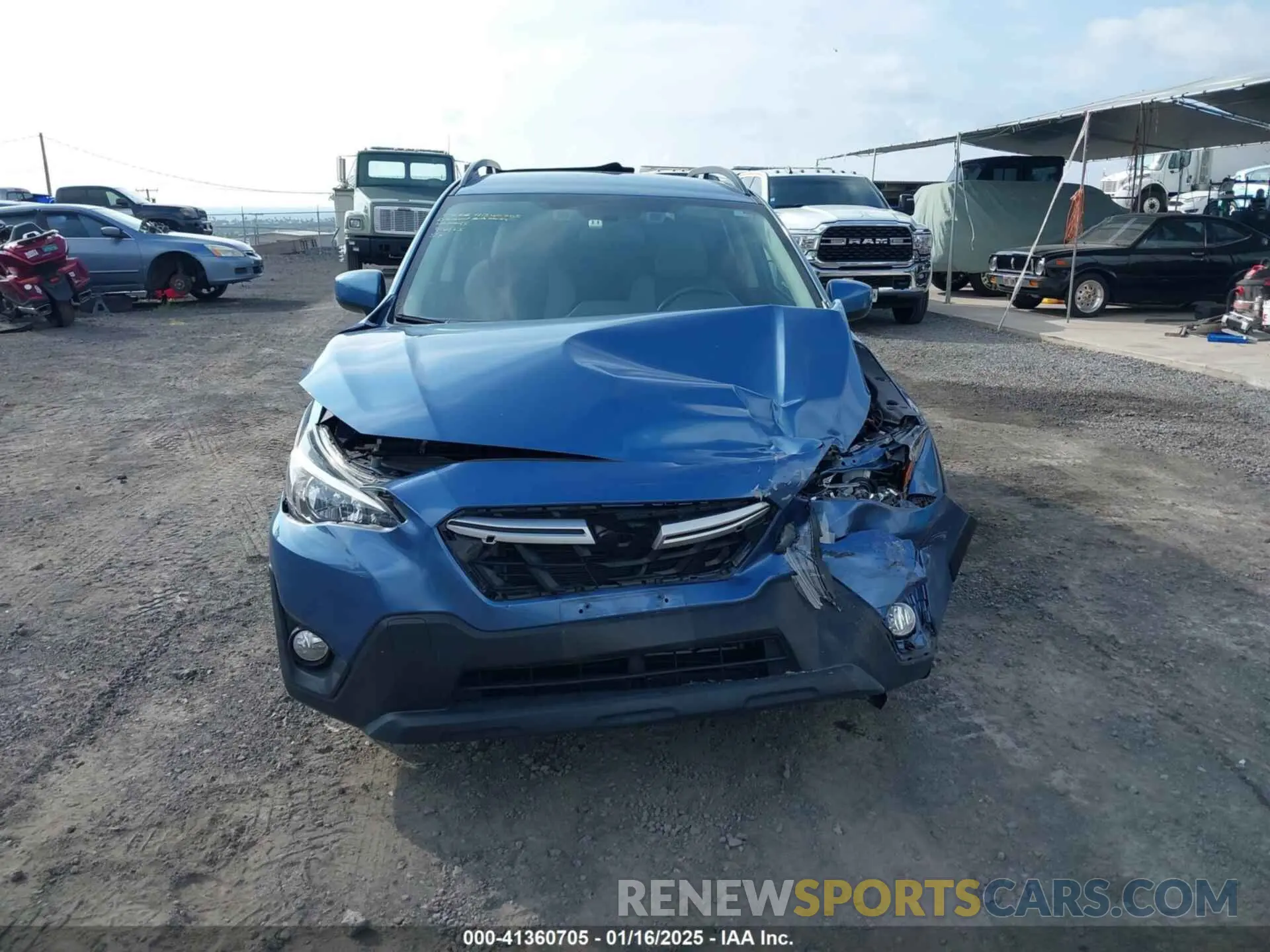 11 fotografías del automóvil dañado JF2GTAPC0MH345887 SUBARU CROSSTREK 2021