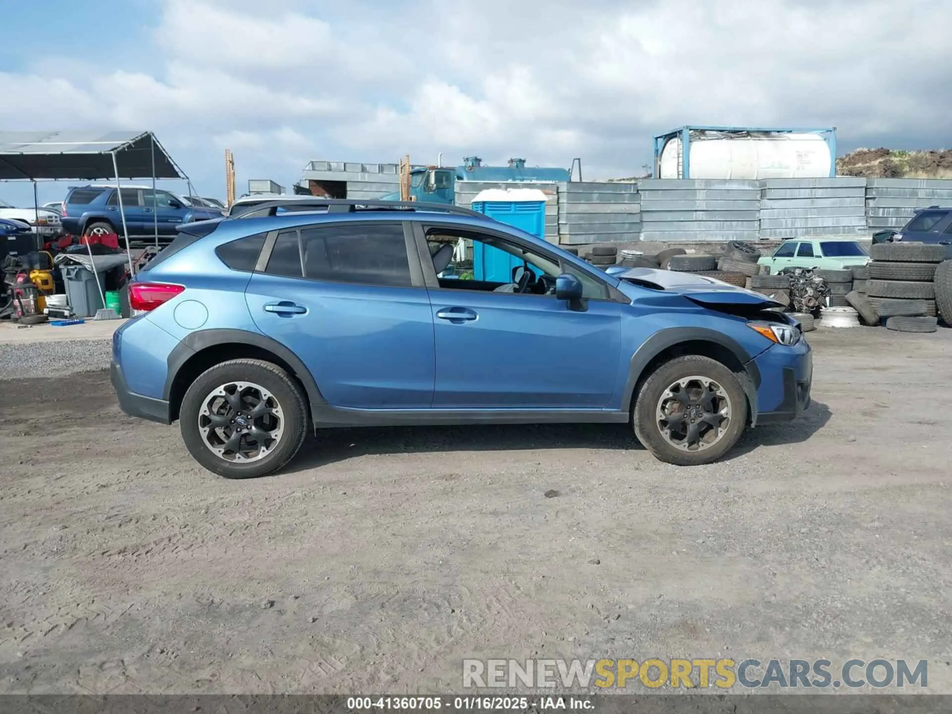 12 fotografías del automóvil dañado JF2GTAPC0MH345887 SUBARU CROSSTREK 2021