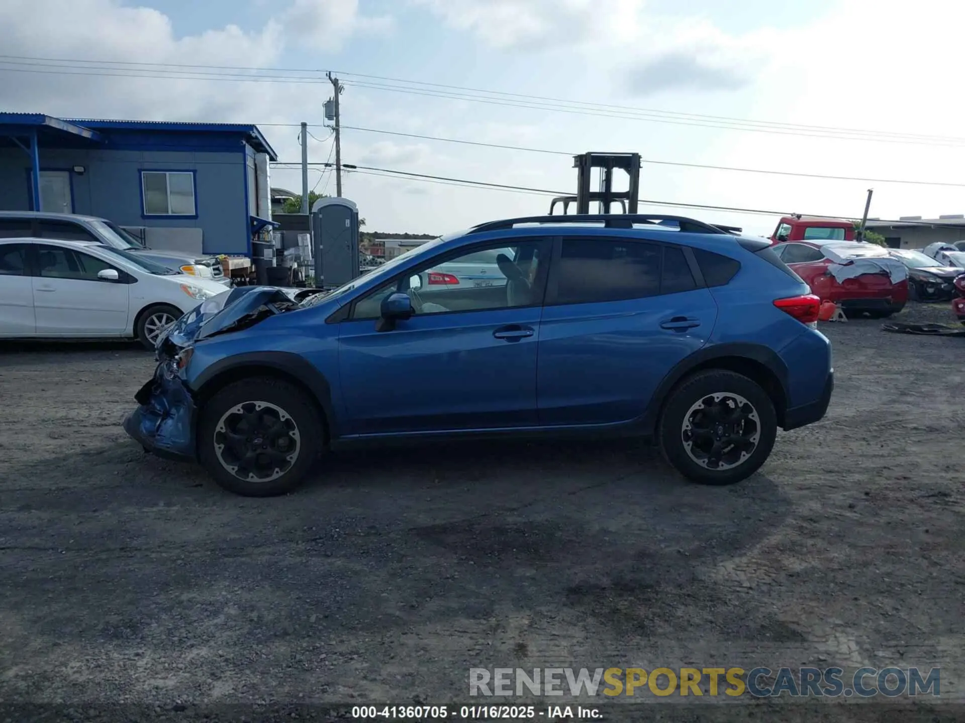 13 fotografías del automóvil dañado JF2GTAPC0MH345887 SUBARU CROSSTREK 2021