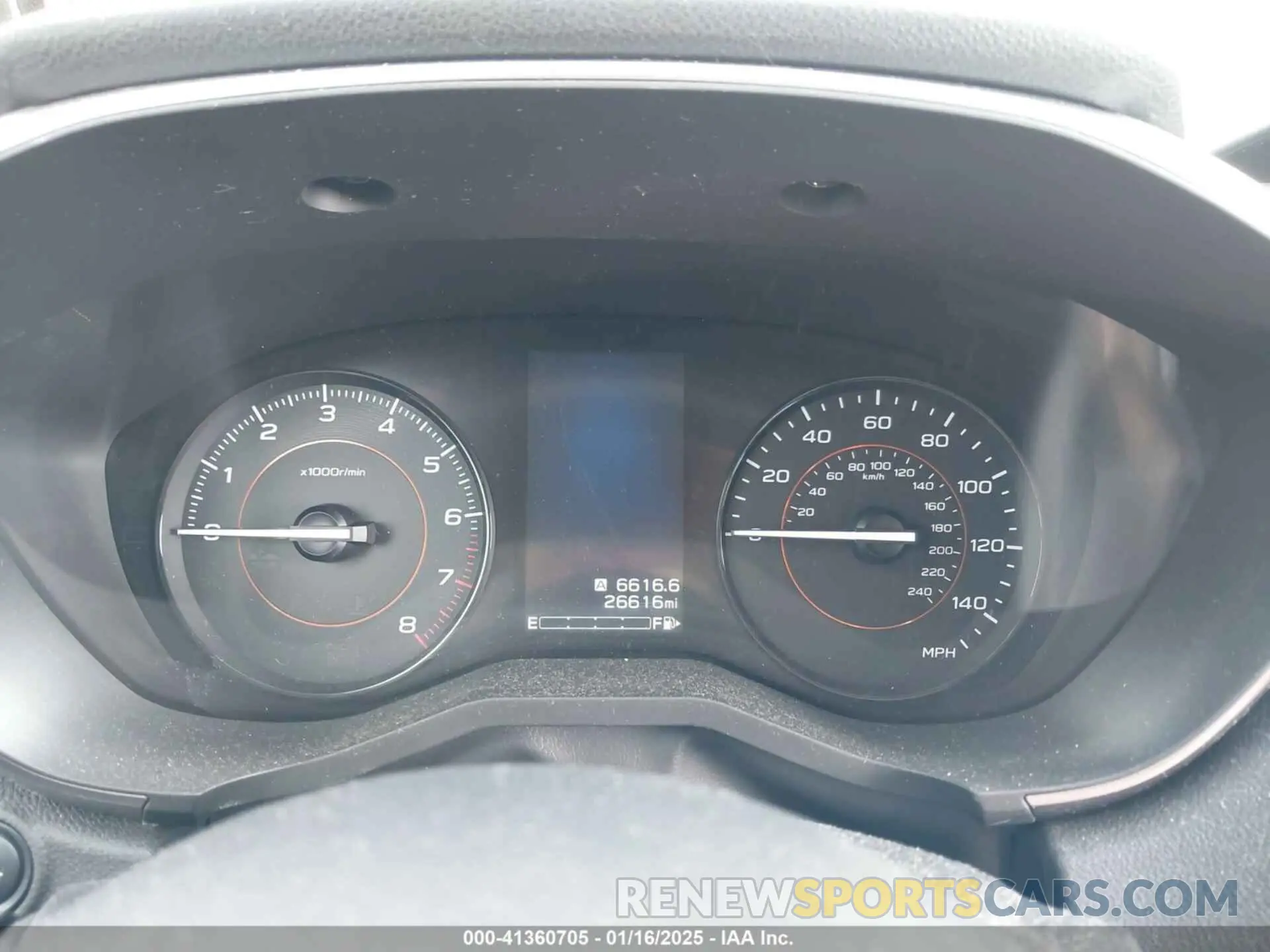 7 fotografías del automóvil dañado JF2GTAPC0MH345887 SUBARU CROSSTREK 2021