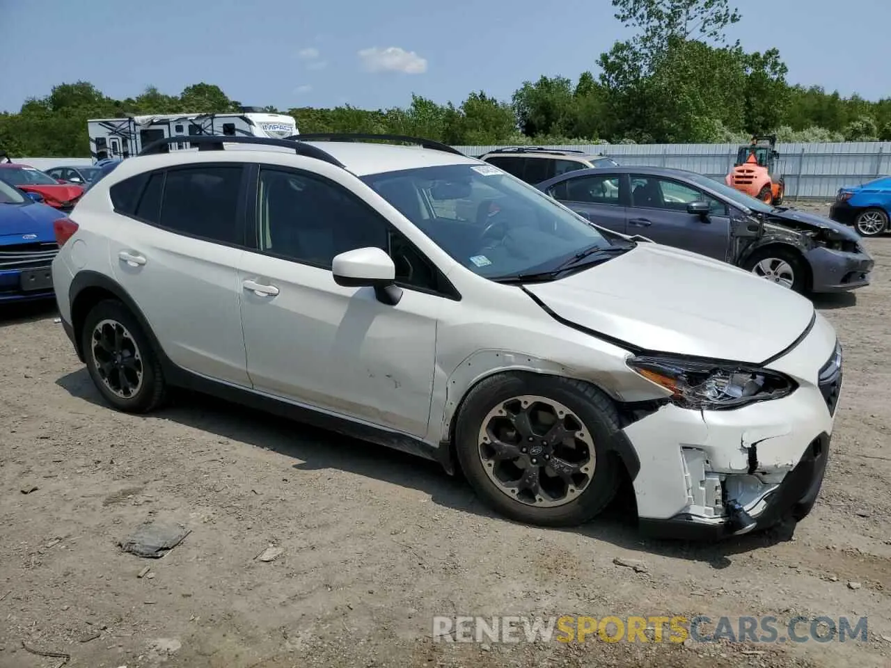 4 fotografías del automóvil dañado JF2GTAPC0MH661791 SUBARU CROSSTREK 2021