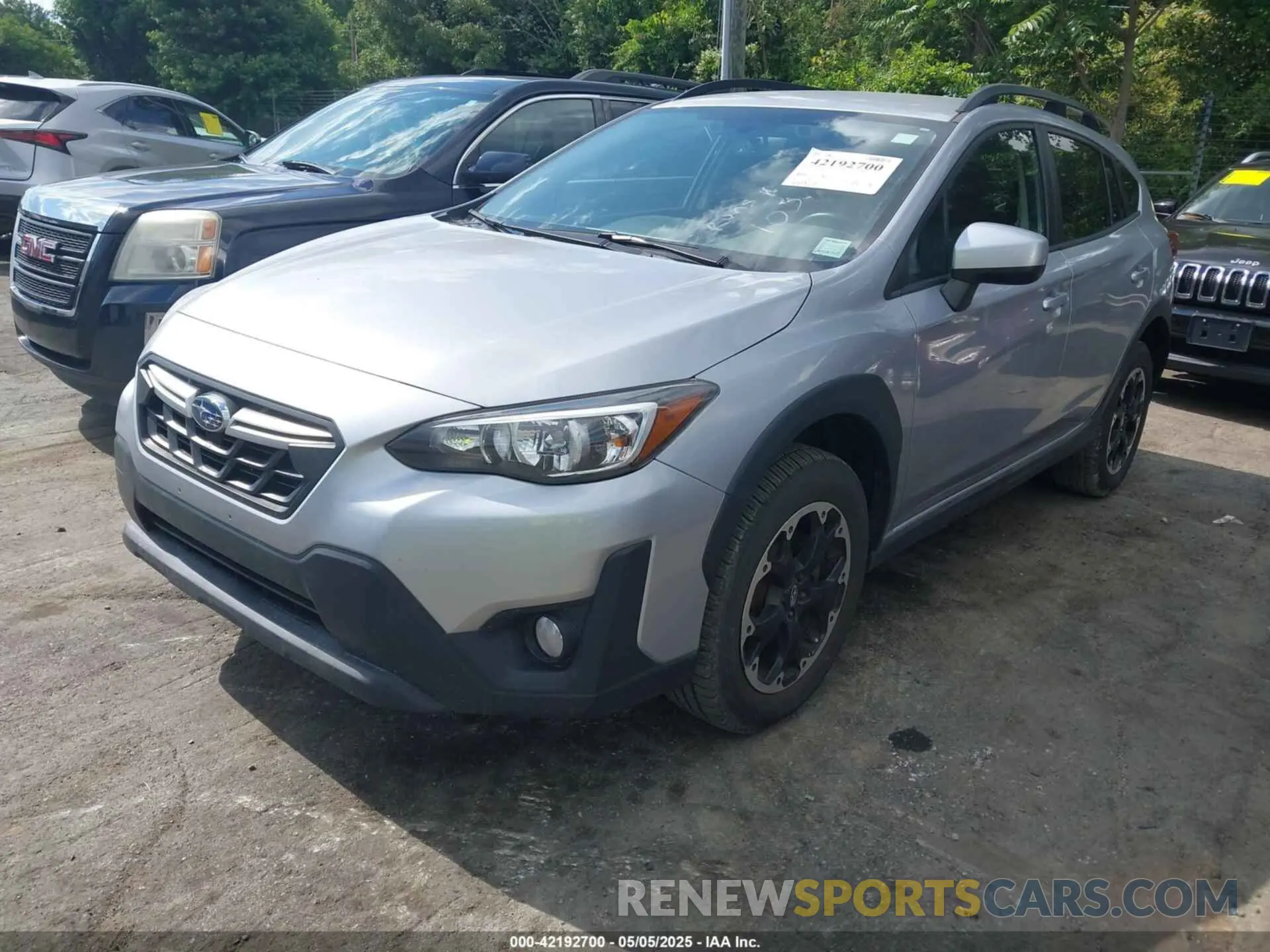 2 fotografías del automóvil dañado JF2GTAPC2M8341050 SUBARU CROSSTREK 2021