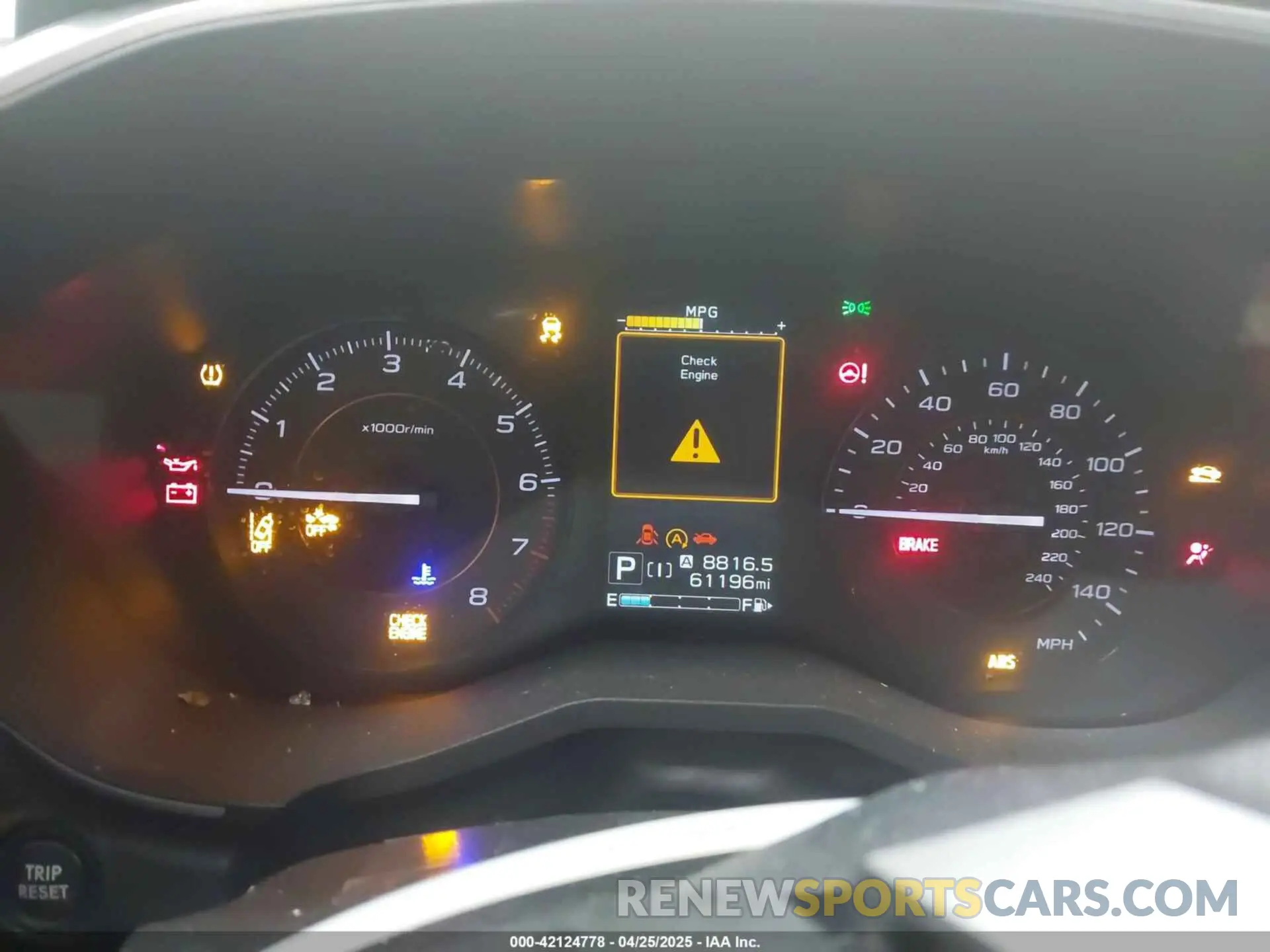 7 fotografías del automóvil dañado JF2GTAPC2M8346121 SUBARU CROSSTREK 2021