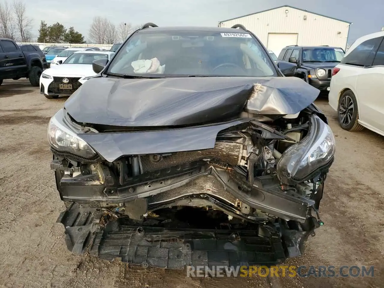5 fotografías del automóvil dañado JF2GTAPC2MH368975 SUBARU CROSSTREK 2021