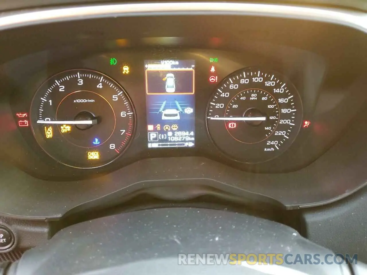 9 fotografías del automóvil dañado JF2GTAPC2MH368975 SUBARU CROSSTREK 2021