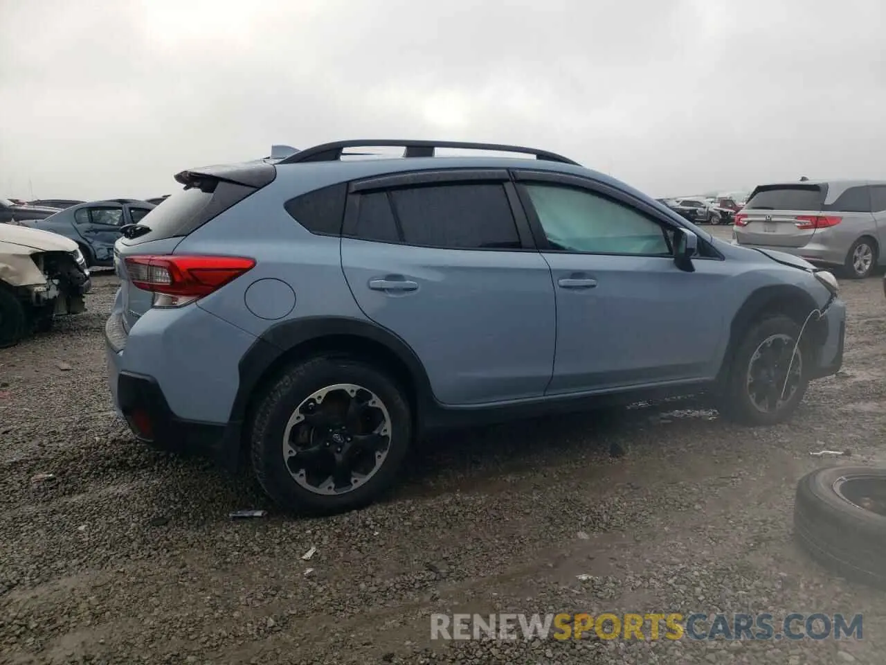 3 fotografías del automóvil dañado JF2GTAPC3M8234315 SUBARU CROSSTREK 2021