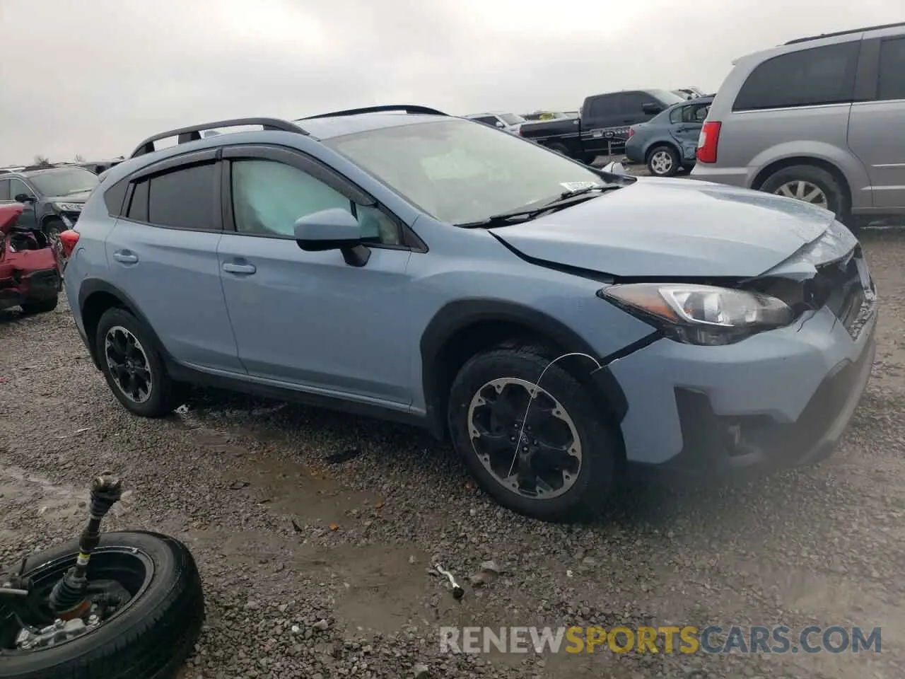 4 fotografías del automóvil dañado JF2GTAPC3M8234315 SUBARU CROSSTREK 2021
