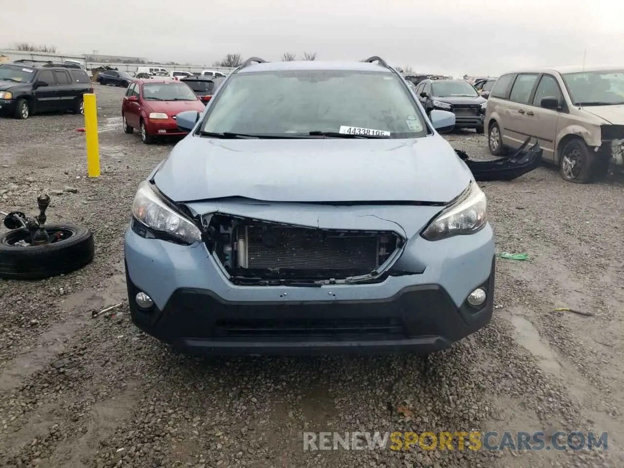 5 fotografías del automóvil dañado JF2GTAPC3M8234315 SUBARU CROSSTREK 2021