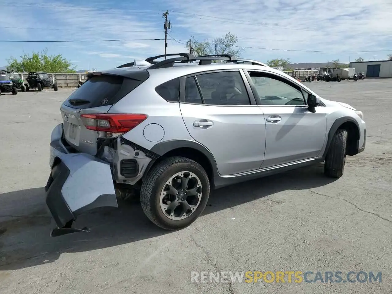3 fotografías del automóvil dañado JF2GTAPC3M8372405 SUBARU CROSSTREK 2021