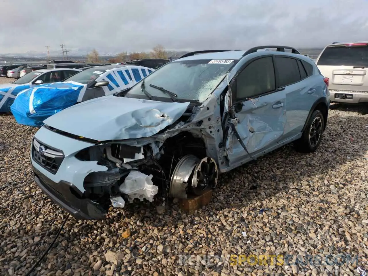 1 fotografías del automóvil dañado JF2GTAPC4M8245484 SUBARU CROSSTREK 2021
