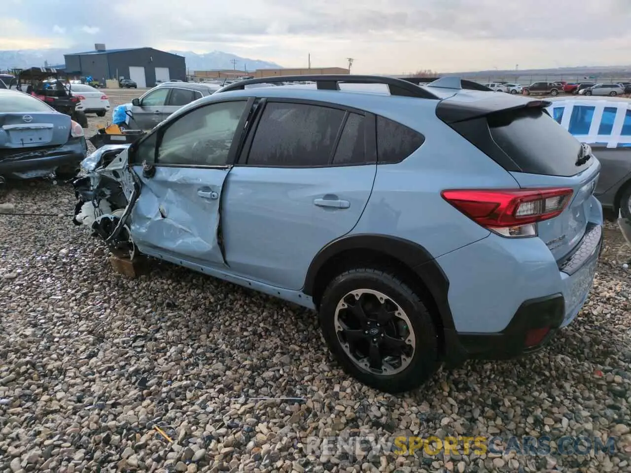 2 fotografías del automóvil dañado JF2GTAPC4M8245484 SUBARU CROSSTREK 2021
