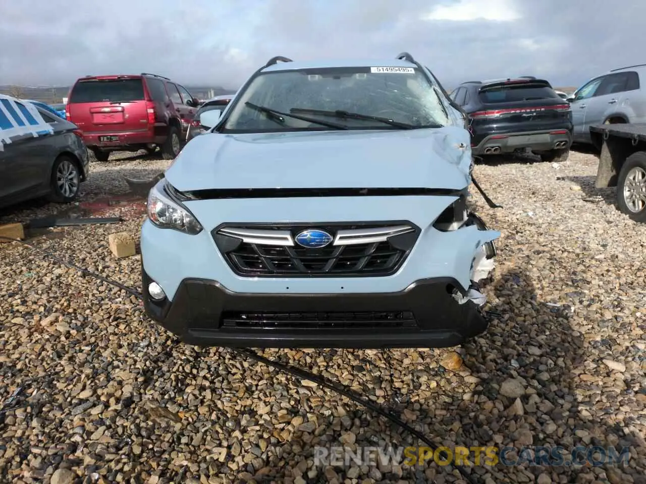 5 fotografías del automóvil dañado JF2GTAPC4M8245484 SUBARU CROSSTREK 2021
