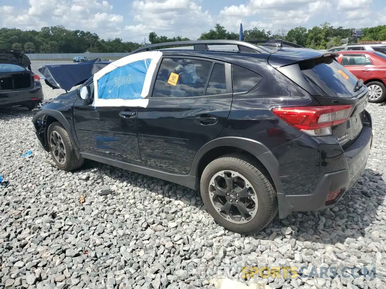 2 fotografías del automóvil dañado JF2GTAPC4M8665567 SUBARU CROSSTREK 2021
