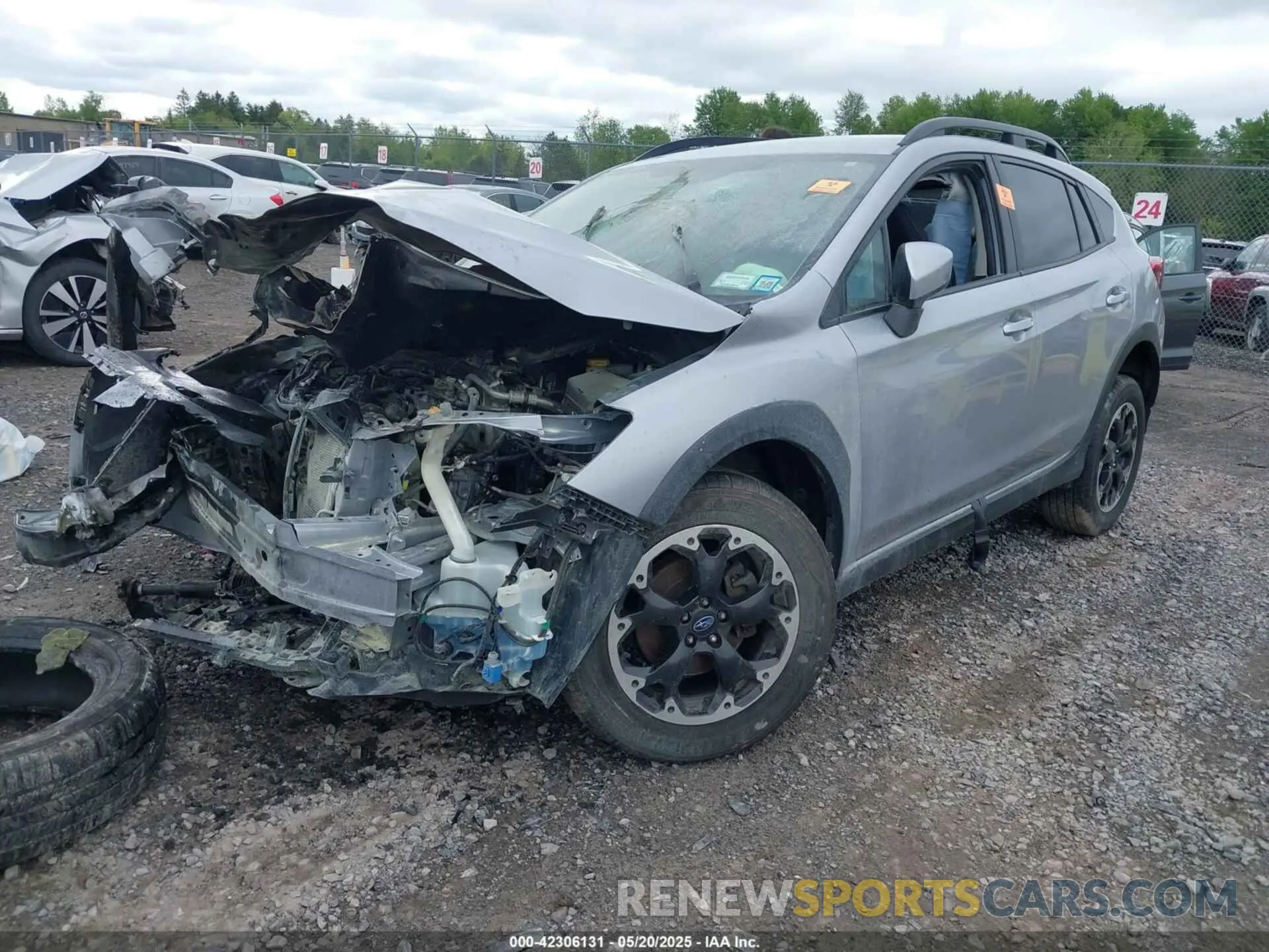 2 fotografías del automóvil dañado JF2GTAPC5M8331242 SUBARU CROSSTREK 2021