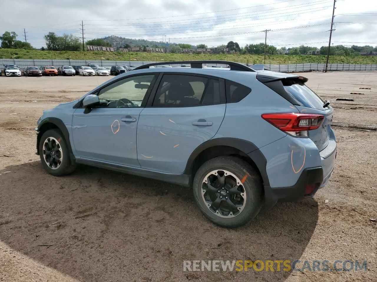 2 fotografías del automóvil dañado JF2GTAPC5M8657221 SUBARU CROSSTREK 2021