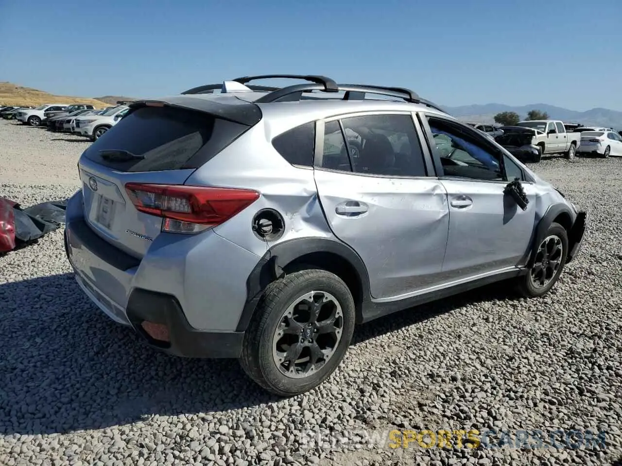 3 fotografías del automóvil dañado JF2GTAPC6M8289860 SUBARU CROSSTREK 2021