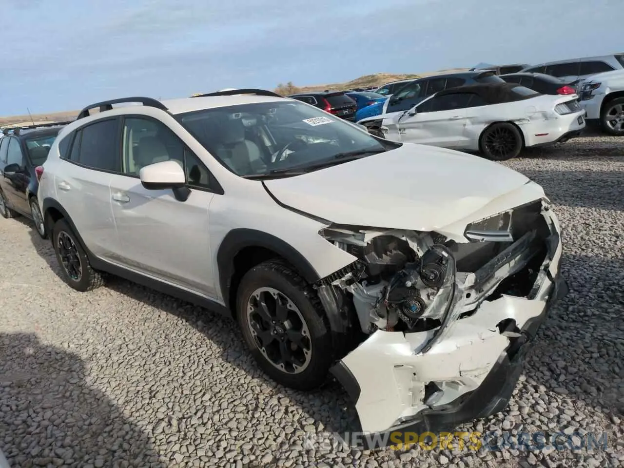4 fotografías del automóvil dañado JF2GTAPC6M8362693 SUBARU CROSSTREK 2021