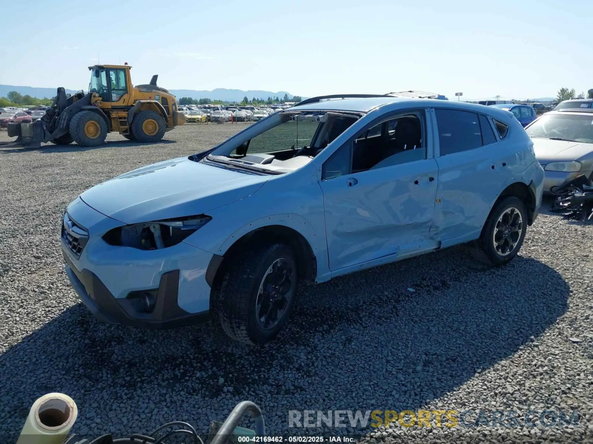 2 fotografías del automóvil dañado JF2GTAPC7M8355820 SUBARU CROSSTREK 2021