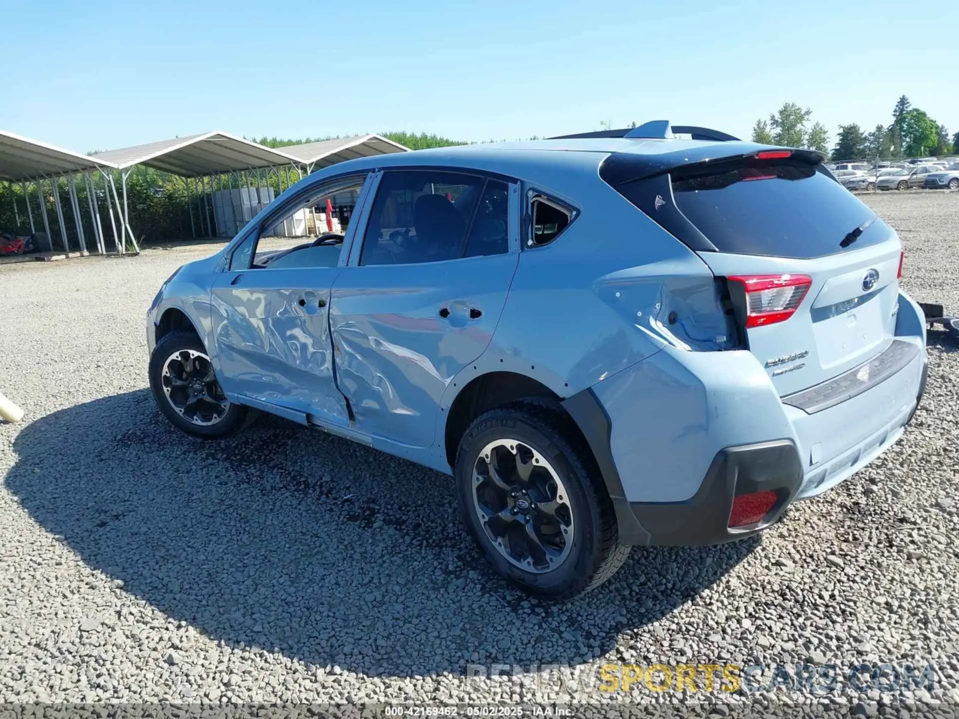 3 fotografías del automóvil dañado JF2GTAPC7M8355820 SUBARU CROSSTREK 2021