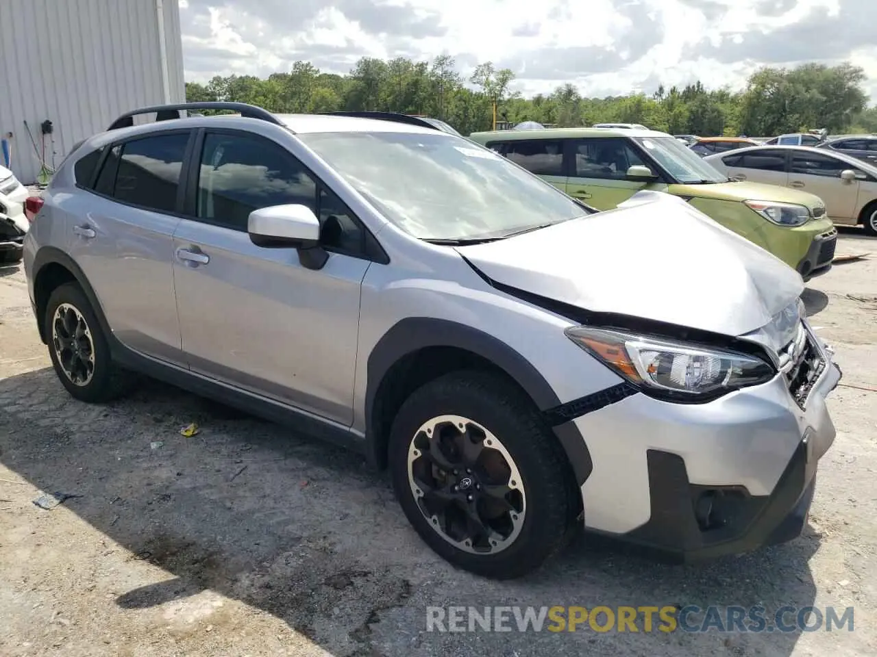 4 fotografías del automóvil dañado JF2GTAPC7M8387537 SUBARU CROSSTREK 2021