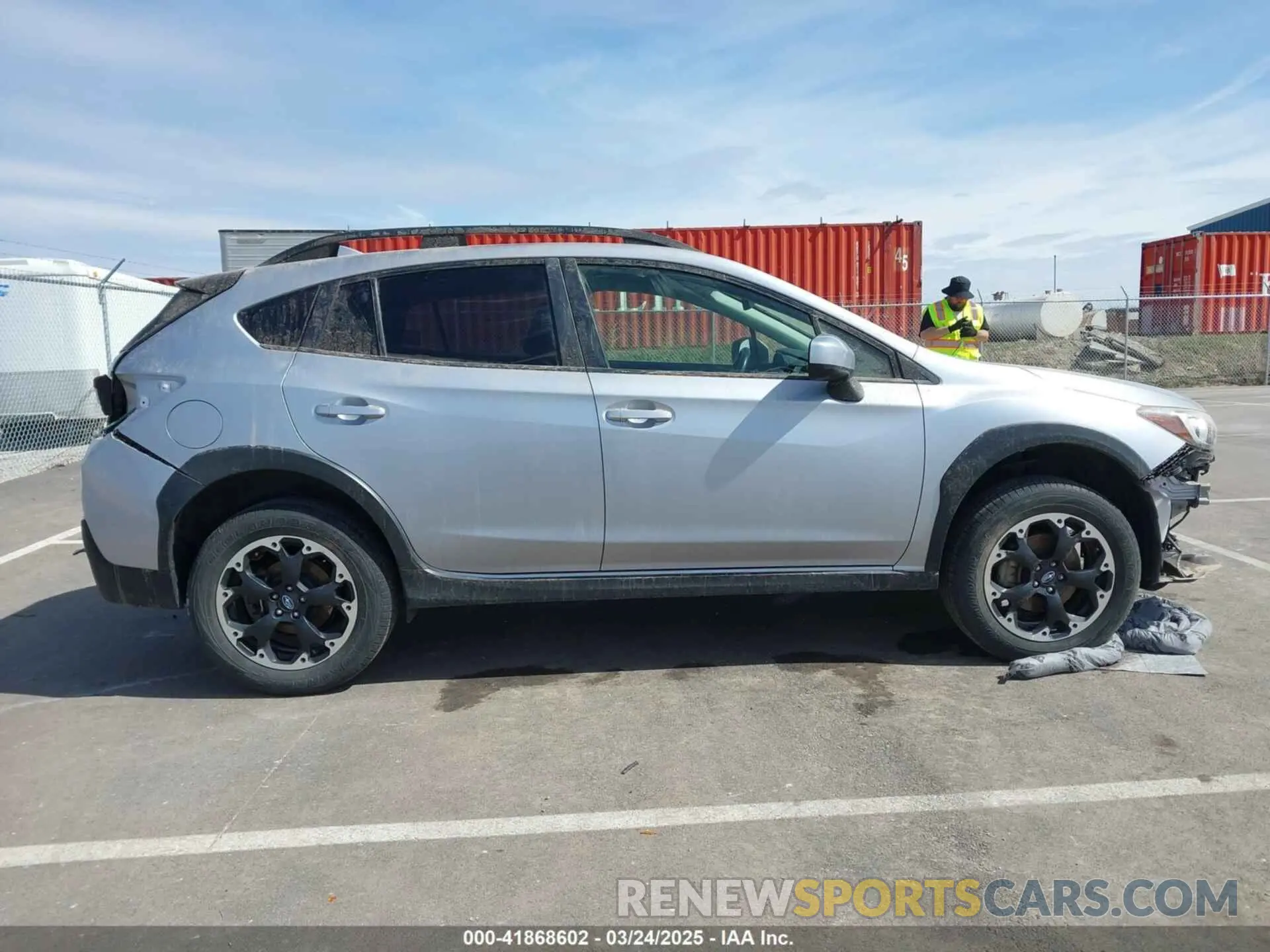 14 fotografías del automóvil dañado JF2GTAPC9M8240667 SUBARU CROSSTREK 2021