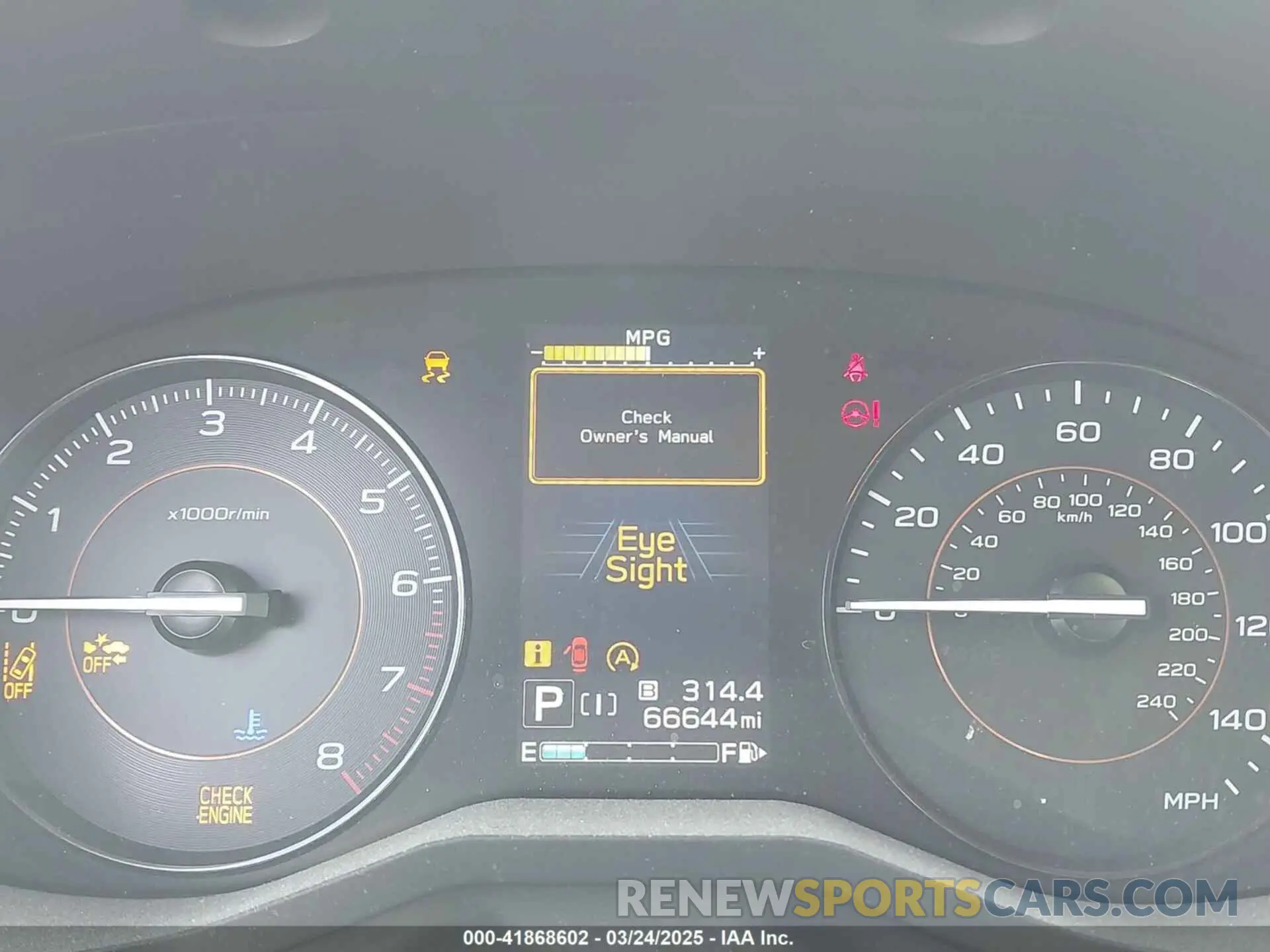 7 fotografías del automóvil dañado JF2GTAPC9M8240667 SUBARU CROSSTREK 2021