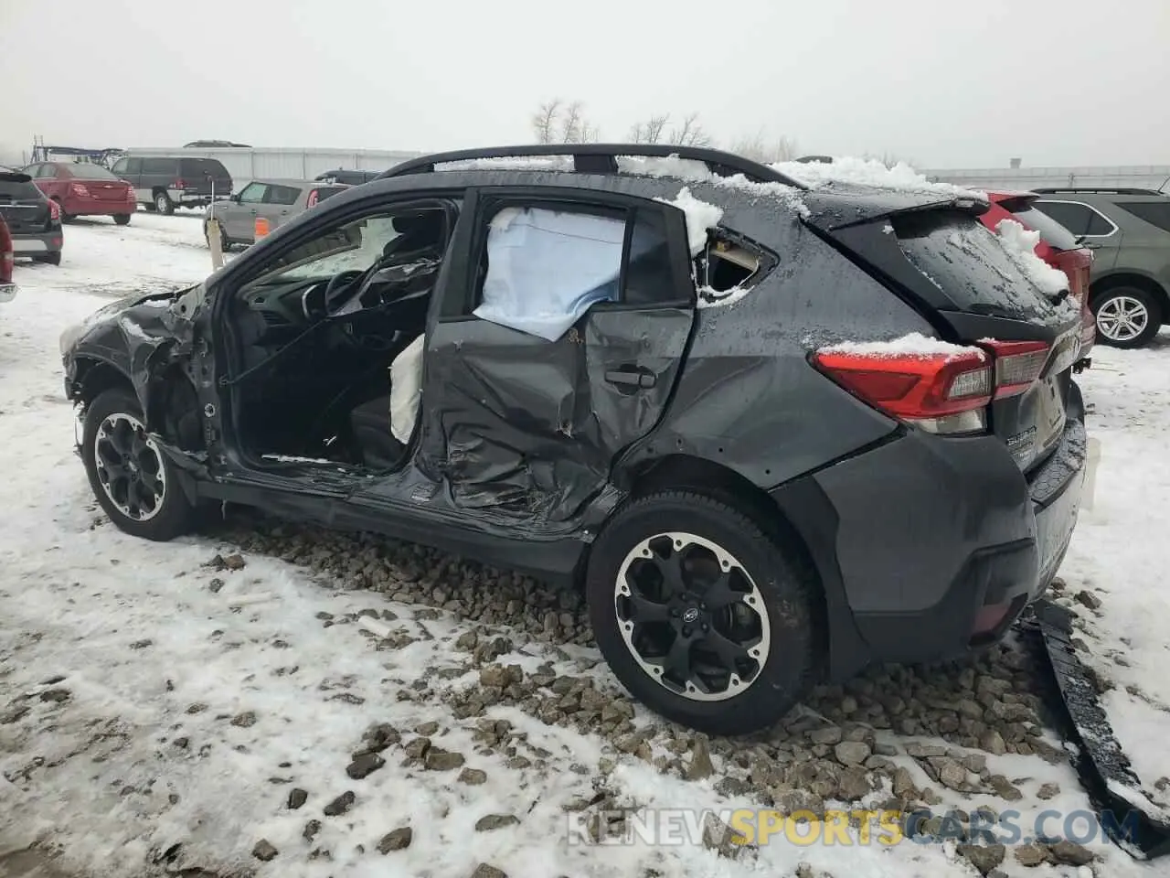 2 fotografías del automóvil dañado JF2GTAPC9M8289352 SUBARU CROSSTREK 2021