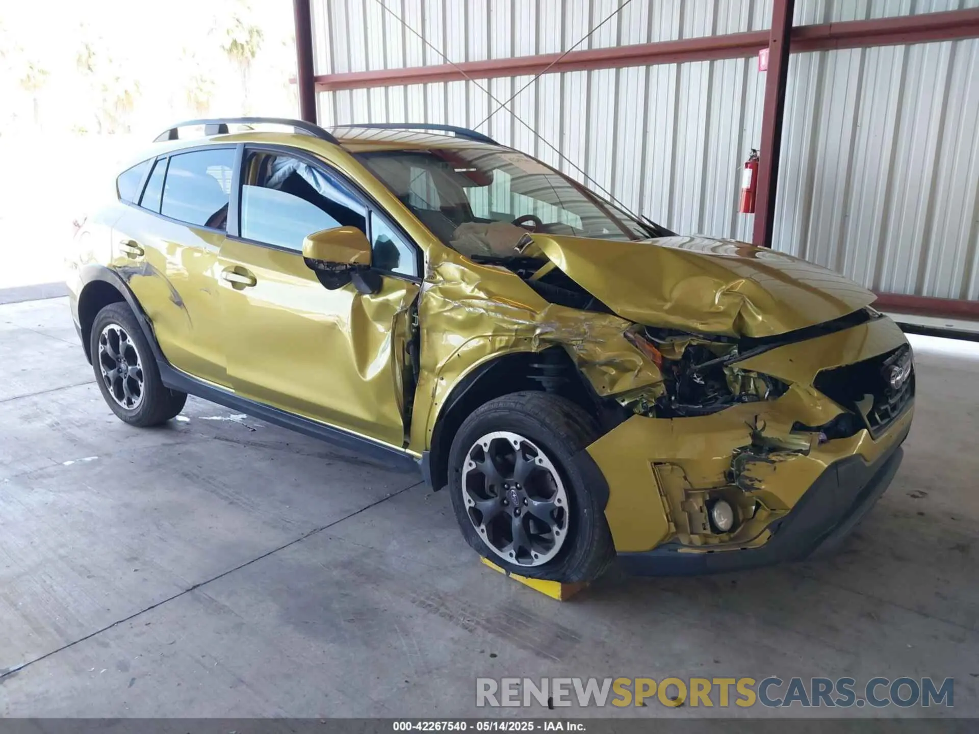 1 fotografías del automóvil dañado JF2GTAPC9MH348352 SUBARU CROSSTREK 2021