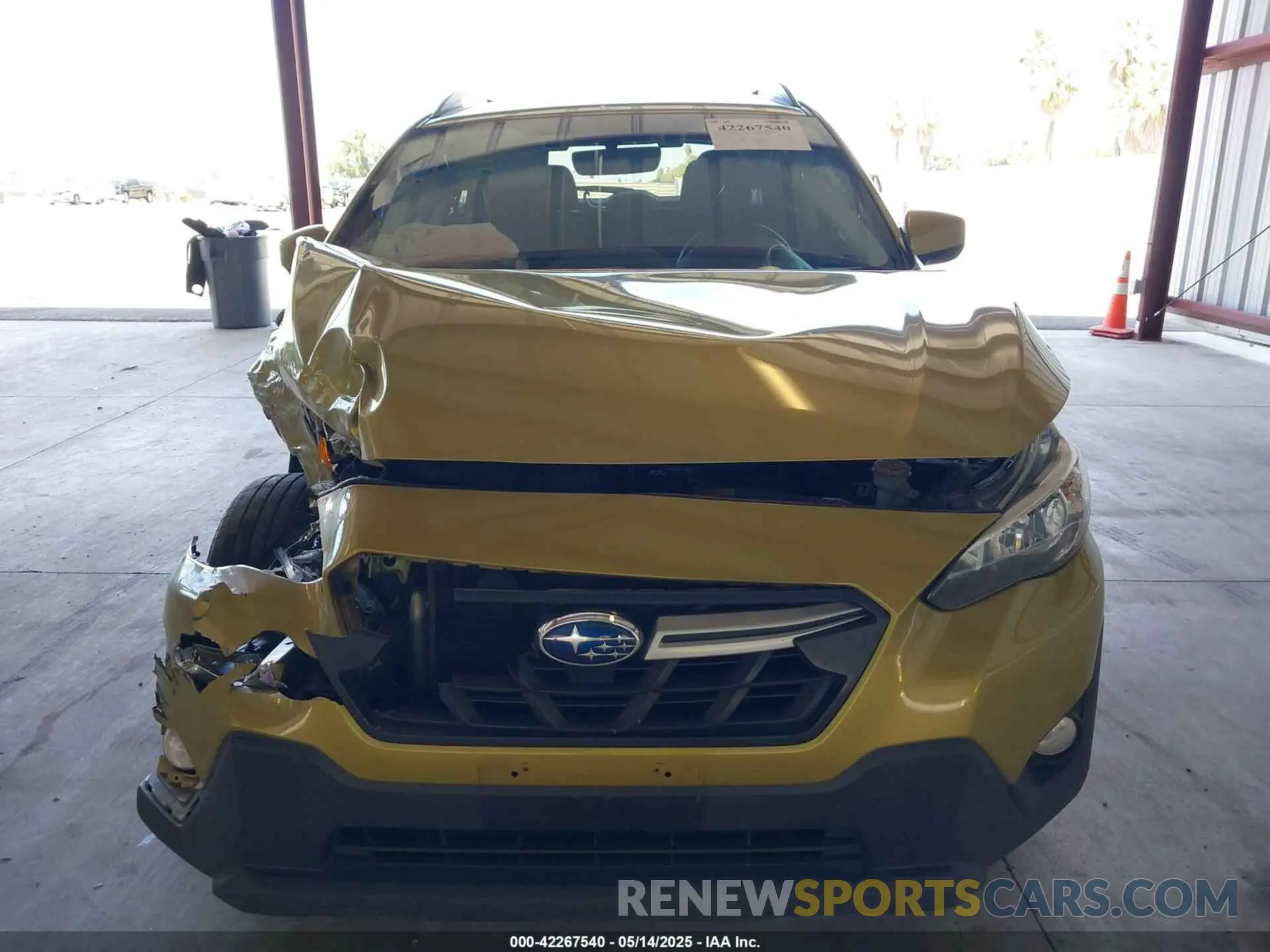 12 fotografías del automóvil dañado JF2GTAPC9MH348352 SUBARU CROSSTREK 2021