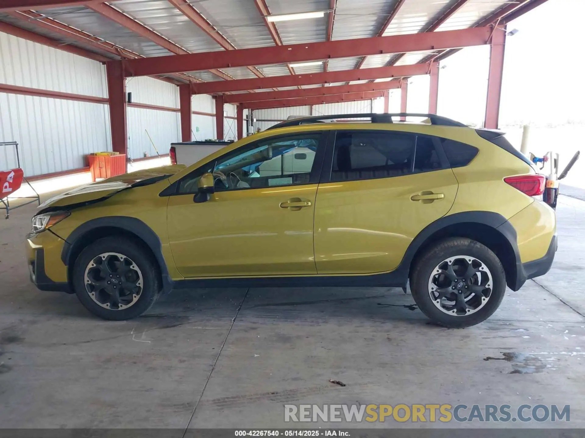 14 fotografías del automóvil dañado JF2GTAPC9MH348352 SUBARU CROSSTREK 2021