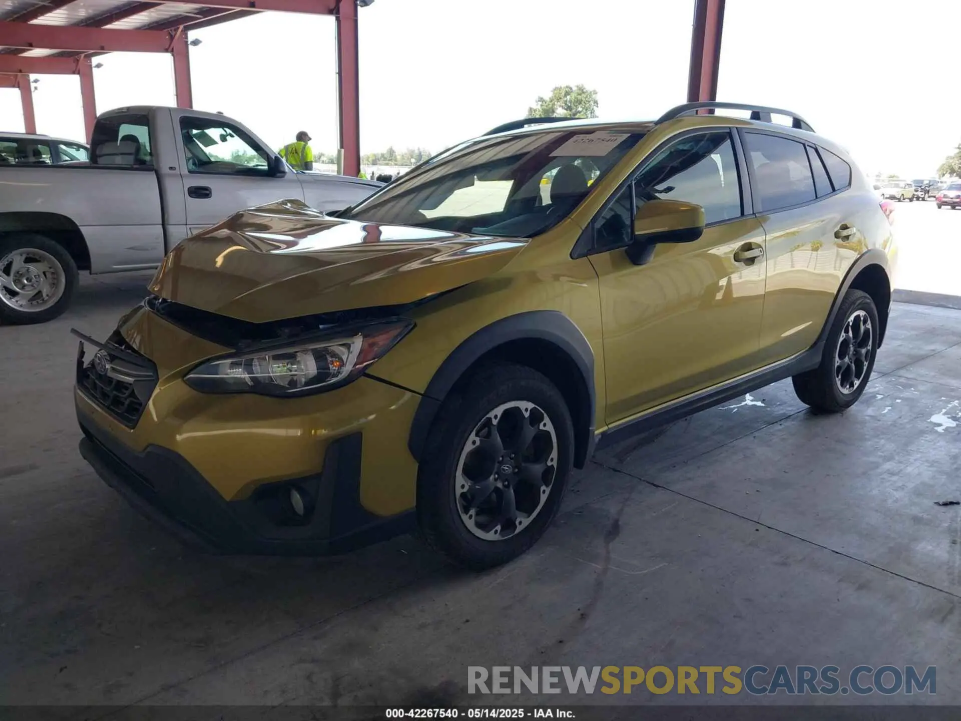 2 fotografías del automóvil dañado JF2GTAPC9MH348352 SUBARU CROSSTREK 2021