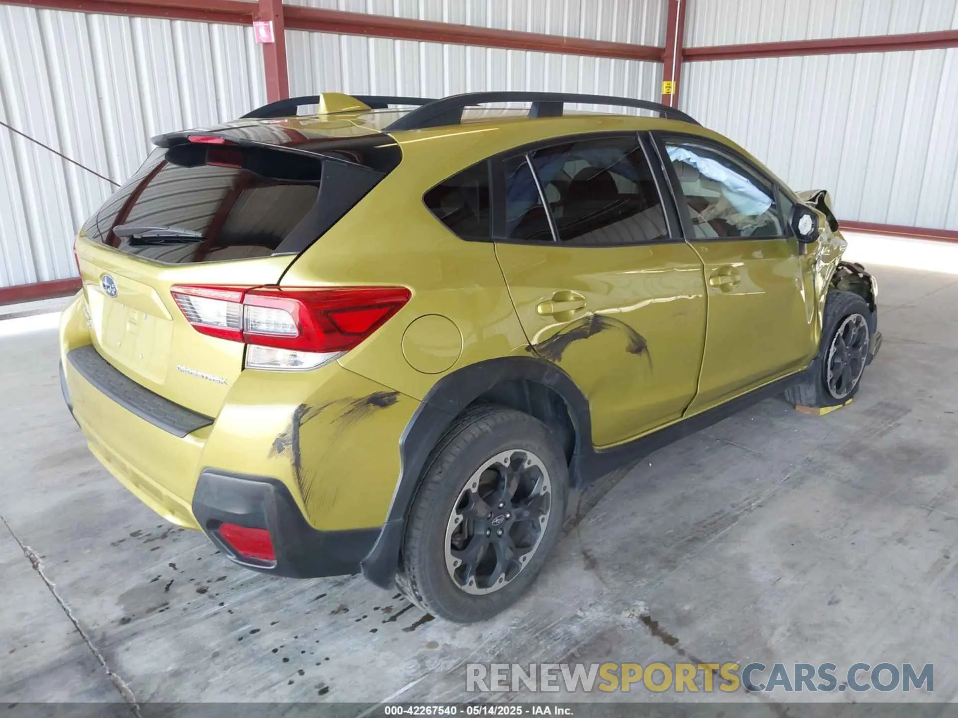 4 fotografías del automóvil dañado JF2GTAPC9MH348352 SUBARU CROSSTREK 2021