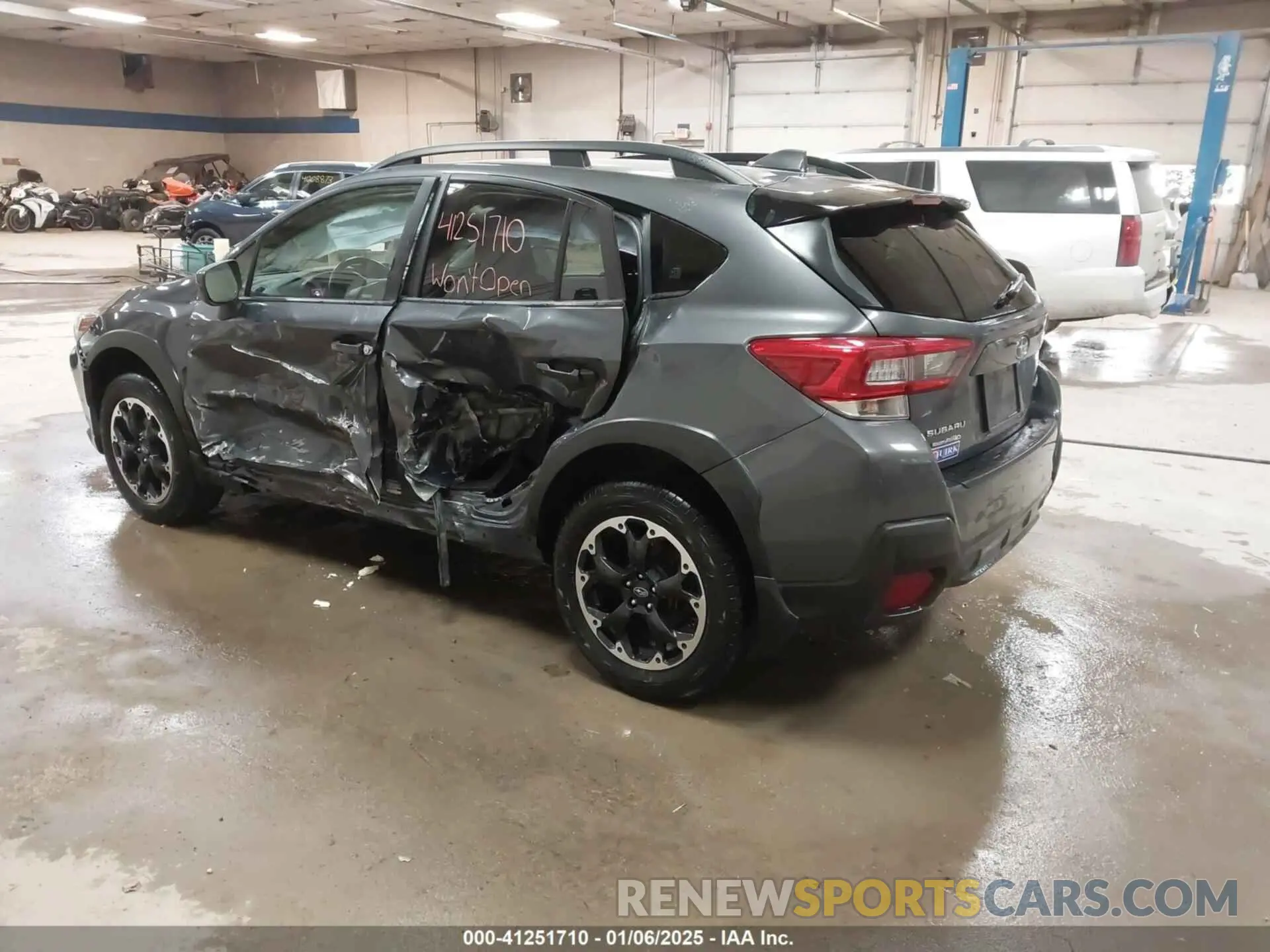 3 fotografías del automóvil dañado JF2GTAPC9MH392447 SUBARU CROSSTREK 2021