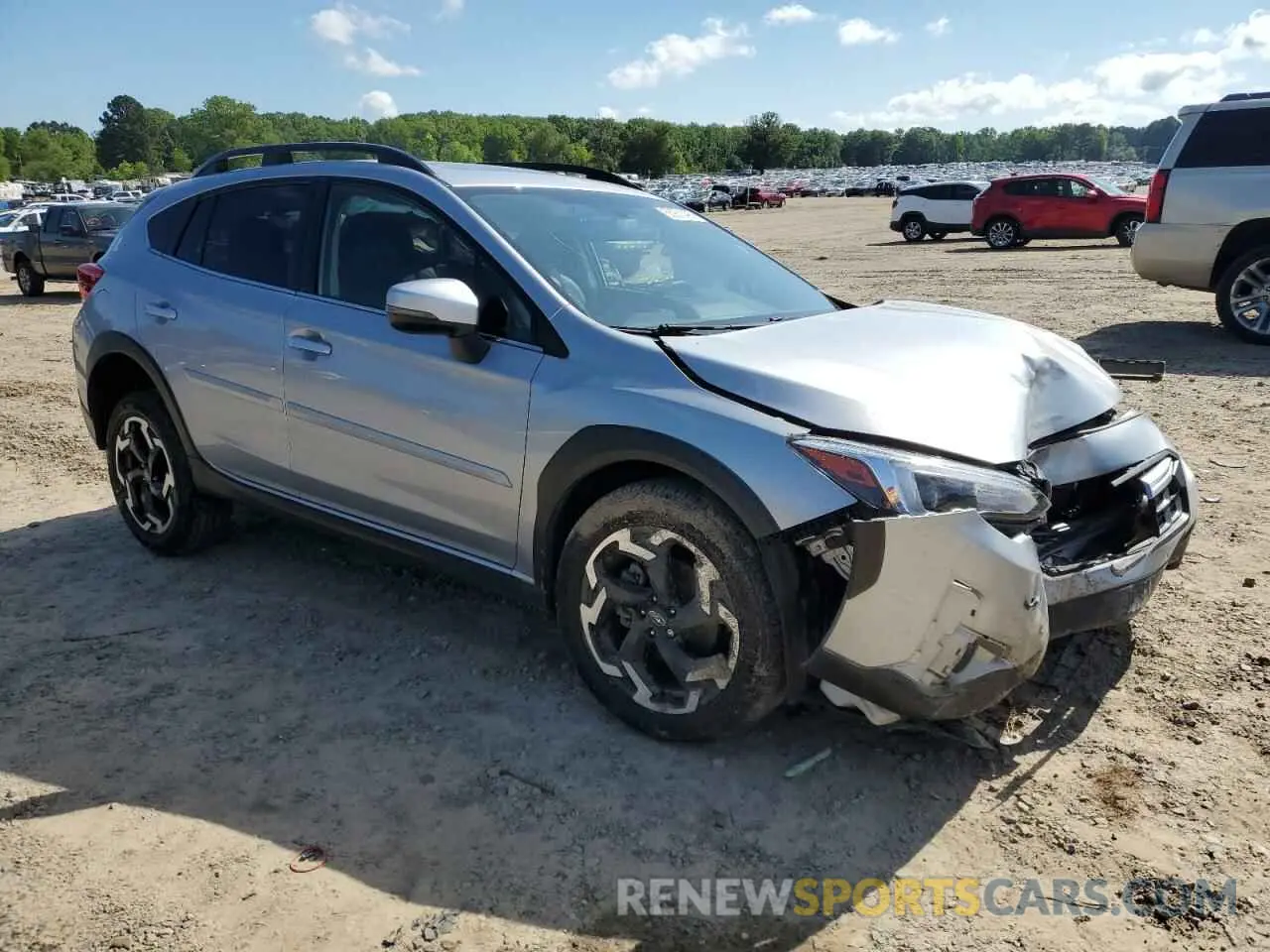 4 fotografías del automóvil dañado JF2GTHMC0M8247200 SUBARU CROSSTREK 2021