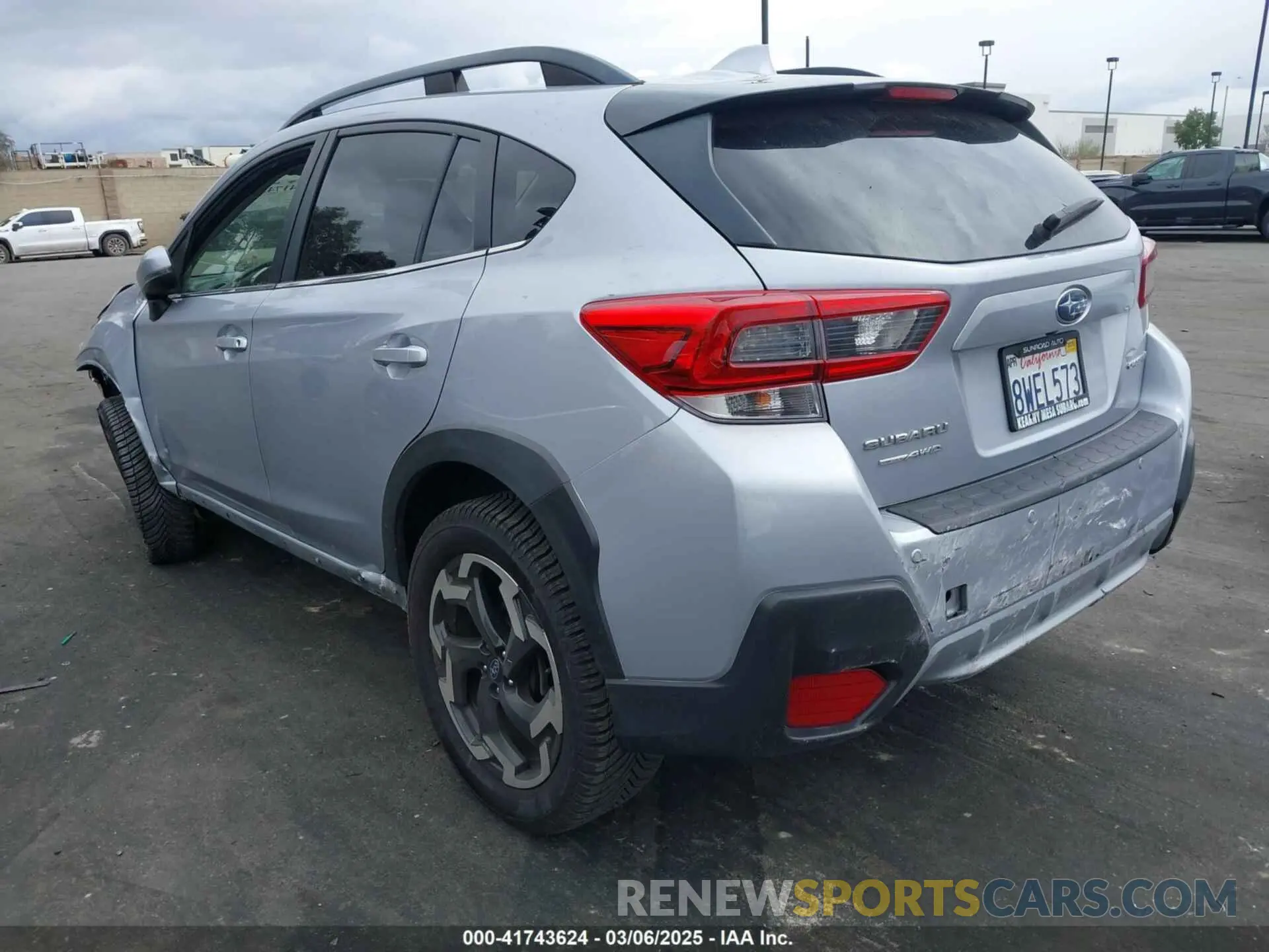 3 fotografías del automóvil dañado JF2GTHMC0M8254521 SUBARU CROSSTREK 2021