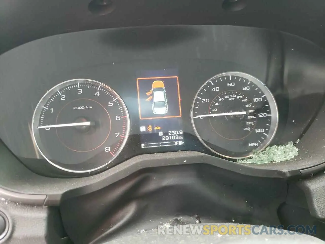 9 fotografías del automóvil dañado JF2GTHMC0M8669175 SUBARU CROSSTREK 2021