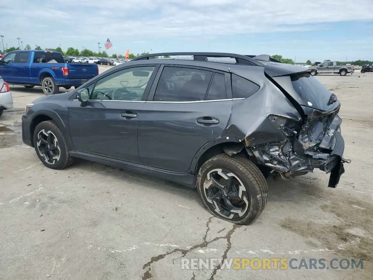 2 fotografías del automóvil dañado JF2GTHMC1M8240997 SUBARU CROSSTREK 2021