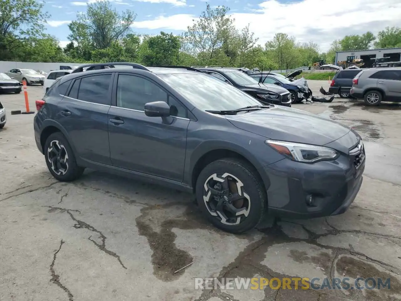 4 fotografías del automóvil dañado JF2GTHMC1M8240997 SUBARU CROSSTREK 2021