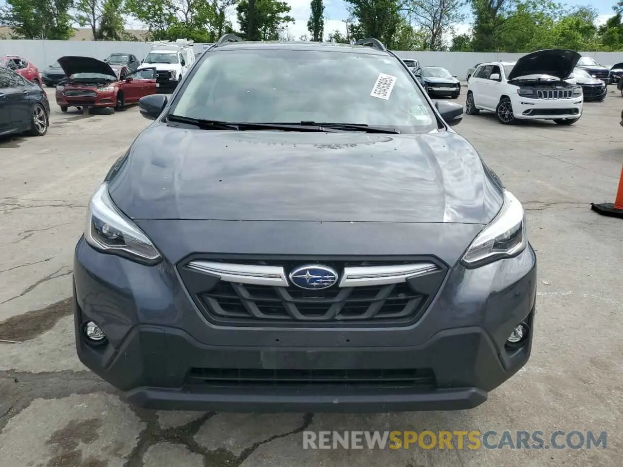 5 fotografías del automóvil dañado JF2GTHMC1M8240997 SUBARU CROSSTREK 2021