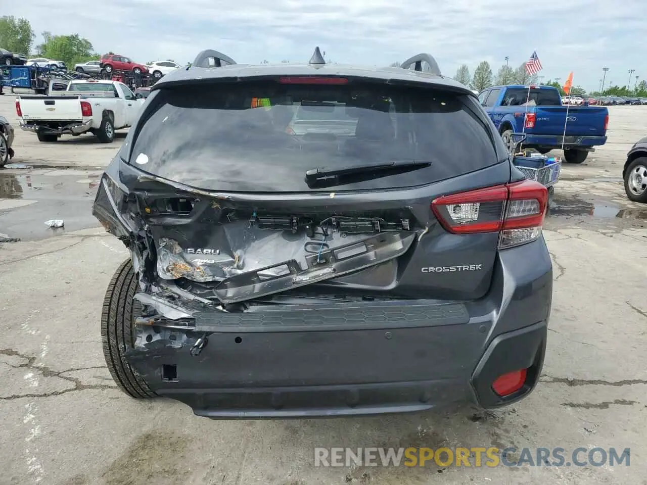 6 fotografías del automóvil dañado JF2GTHMC1M8240997 SUBARU CROSSTREK 2021