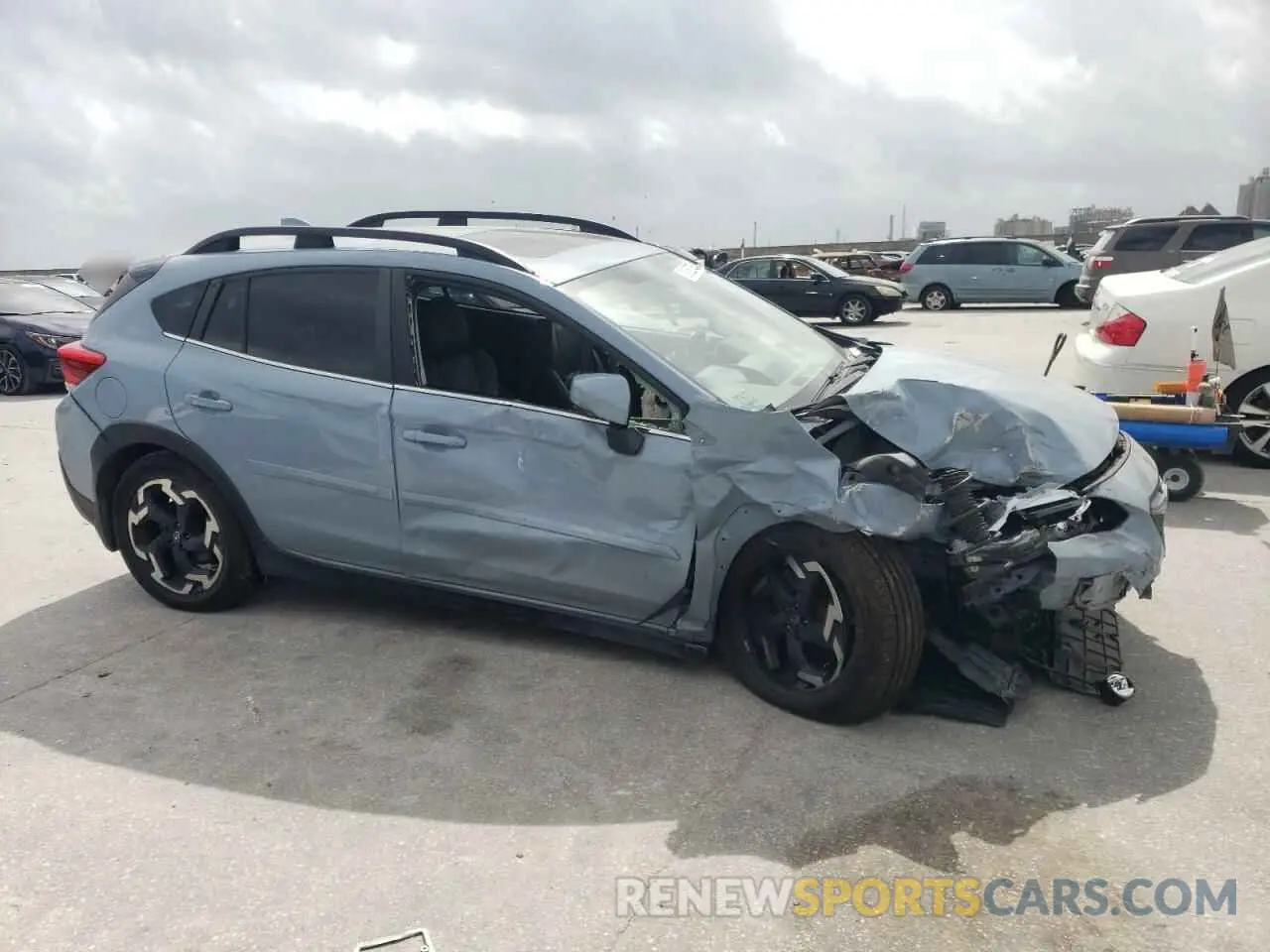 4 fotografías del automóvil dañado JF2GTHMC1M8382959 SUBARU CROSSTREK 2021